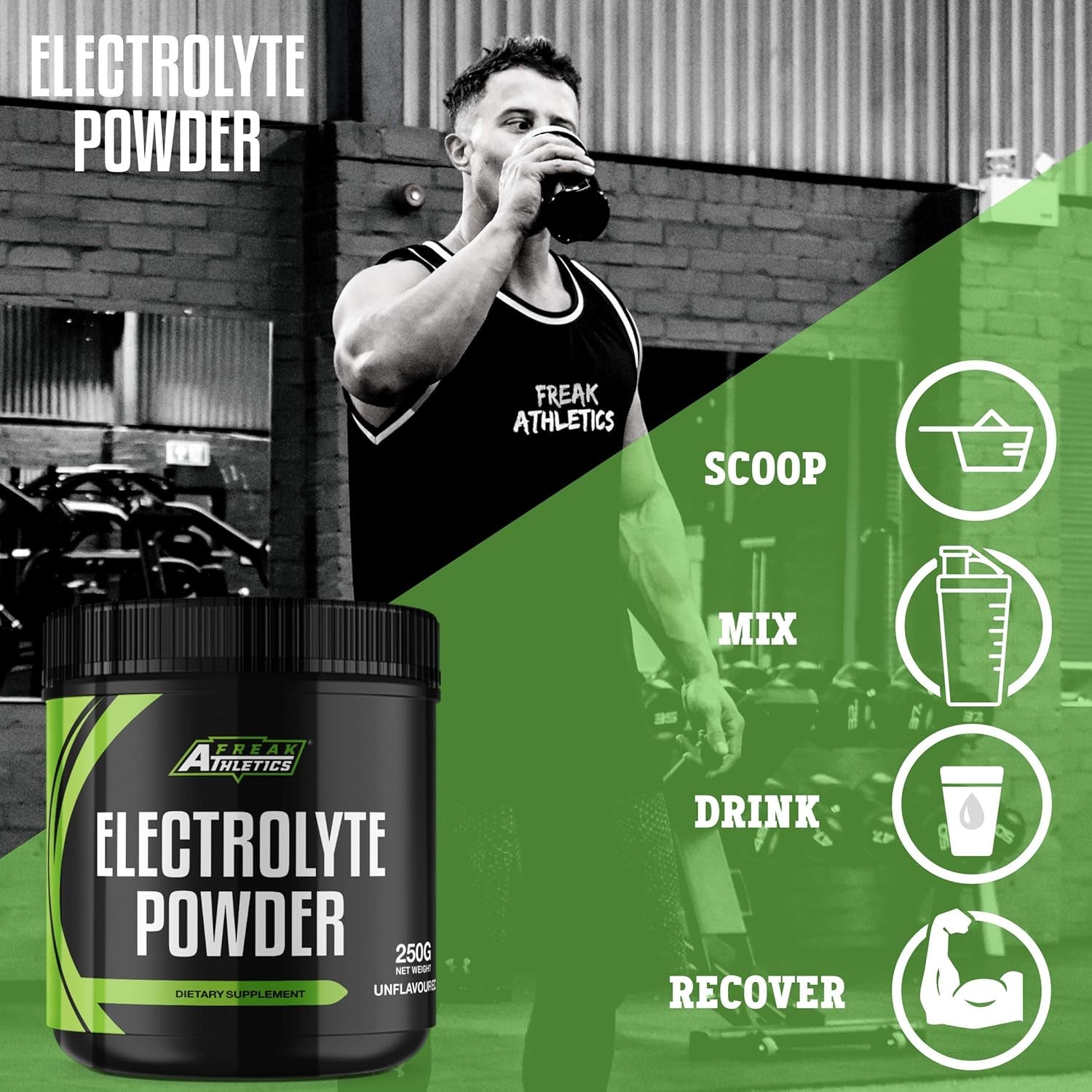 Electrolytes Powder - 250G of Unflavoured Electrolytes - Keto & Fasting Electrolytes Drinks - Suitable for Both Men & Women - Made in the UK