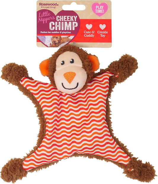 LITTLE NIPPERS CHEEKY Chimp,Brown,Small