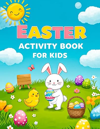Easter Activity Book for Kids Paperback – Large Print, 3 Feb. 2025 by Mia Benson (Author)