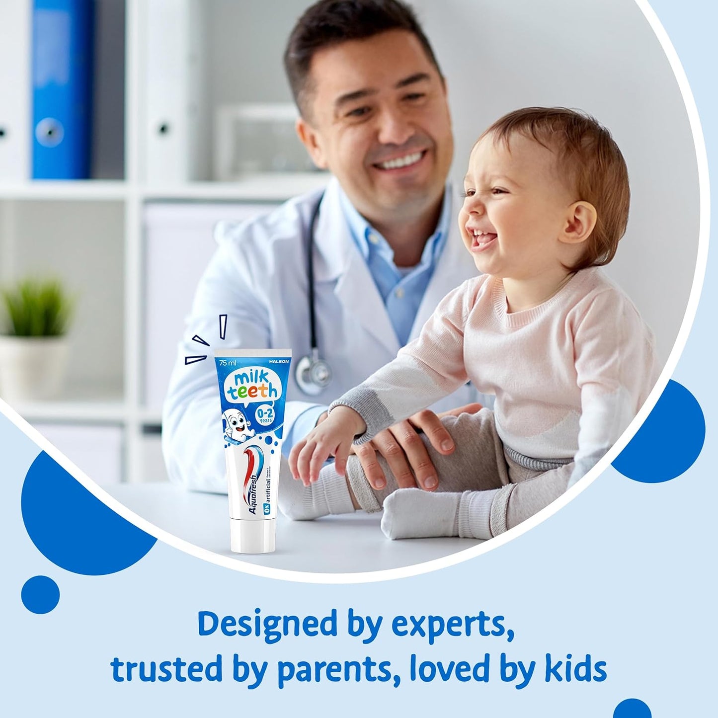 Milk Teeth Baby Toothpaste 0-2 Years, Toddler Toothpaste for Infants, Gentle Care for Milk Teeth, 50Ml
