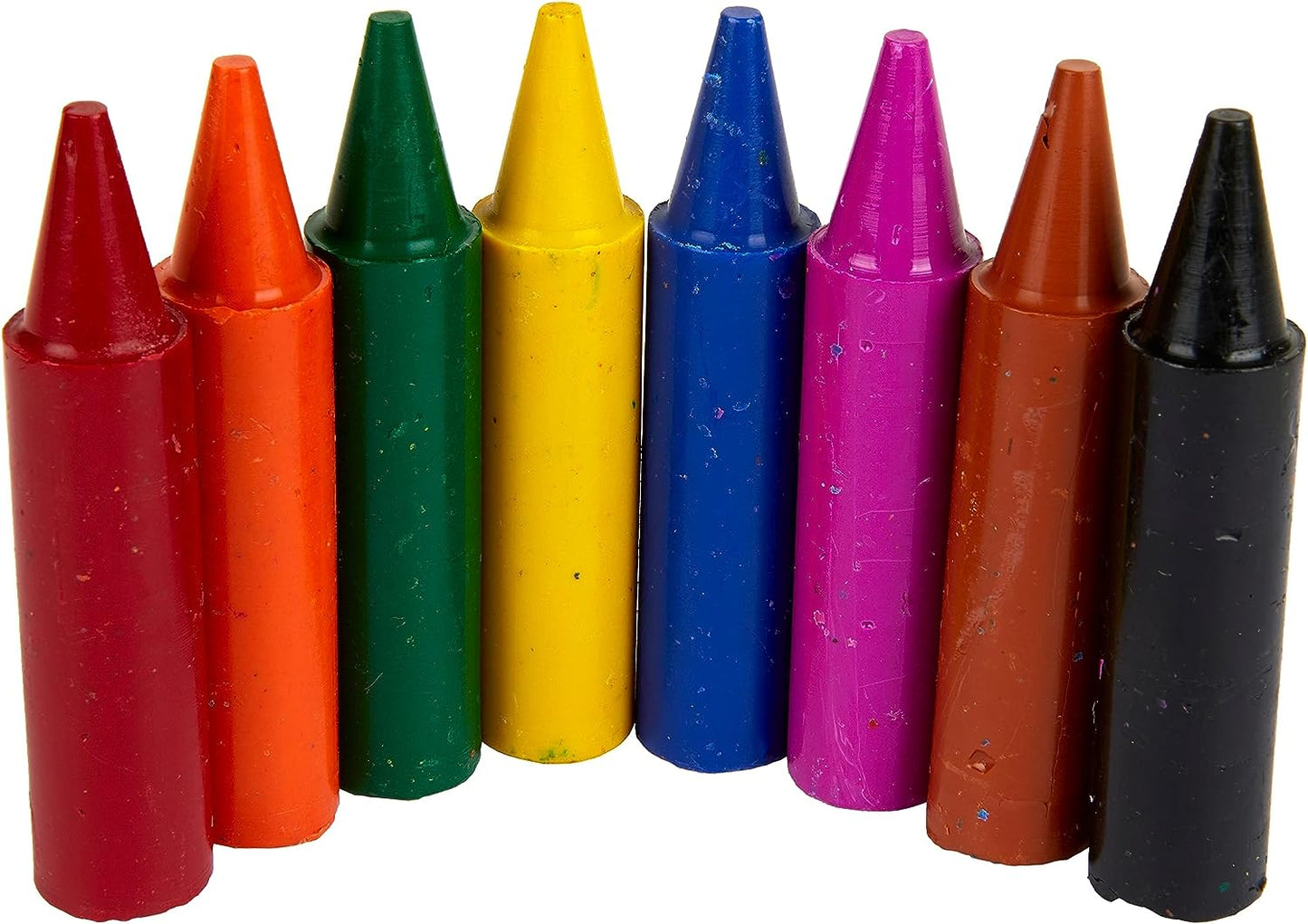 Myfirst Jumbo Crayons - Assorted Colours Easy-Grip Colouring Crayons Perfect for Toddlers Hands Ideal for Kids Aged 12 plus Months, Multicolor, (Pack of 8)