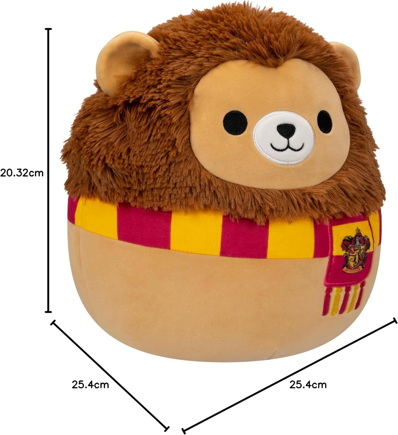 Original 10-Inch Harry Potter Gryffindor Lion Medium-Sized Ultrasoft Plush Official Harry Potter Plush