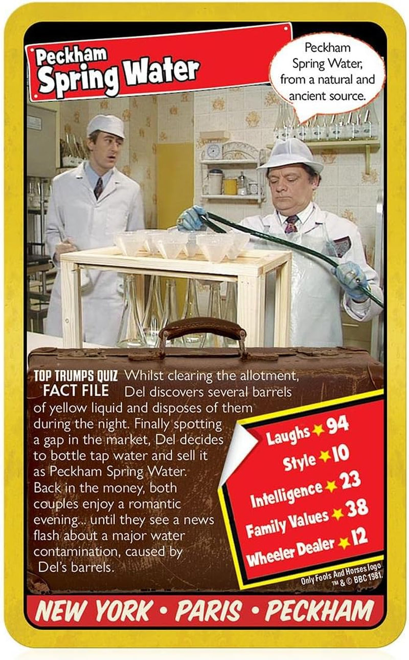 Only Fools and Horses Limited Editions Card Game, Play with Rodney, Del Boy and Uncle Albert and Revisit the Top 30 Moments, Educational Gift and Toy for Teens and Adults Aged 16 Plus