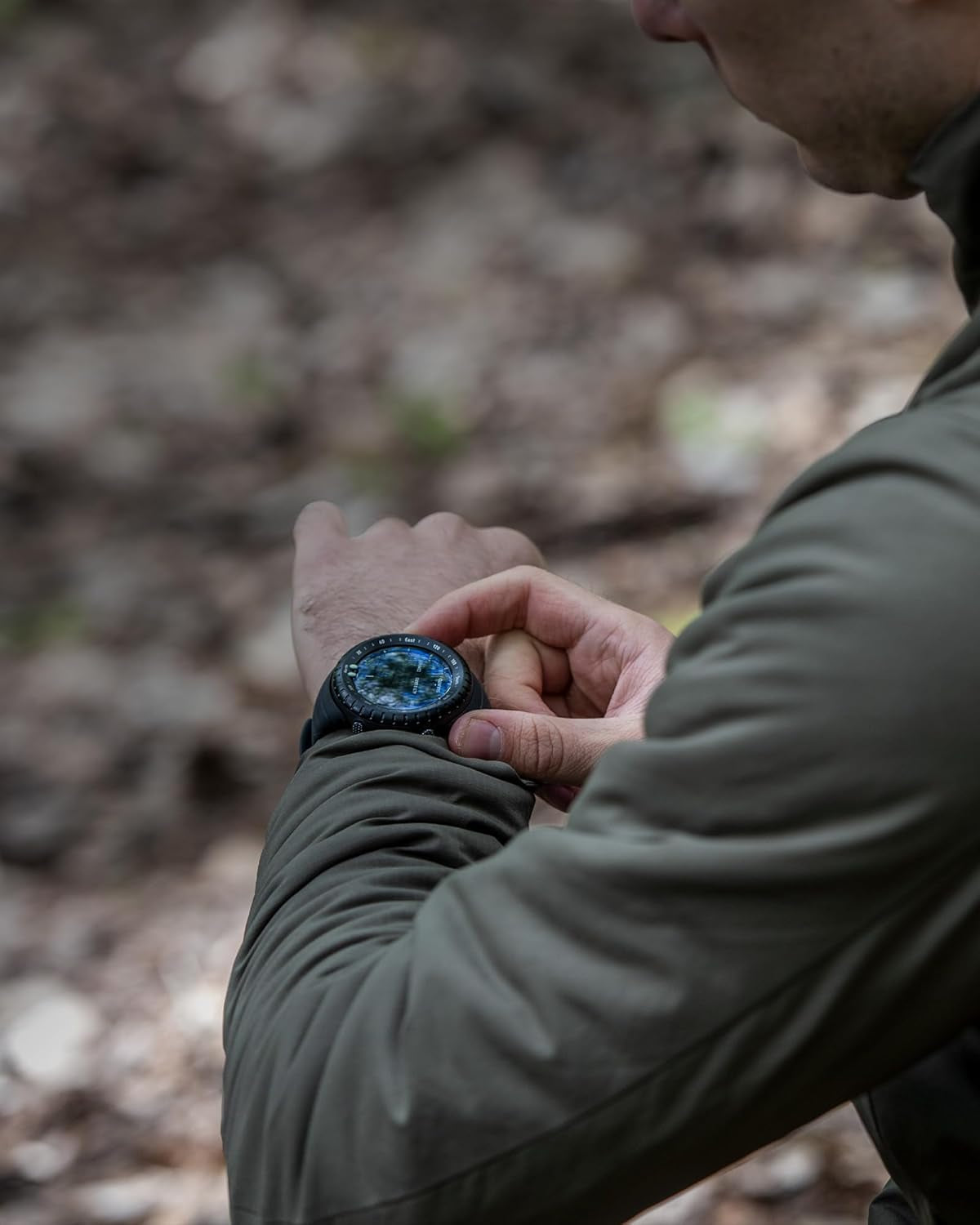 Core Sports Watch, Classic Outdoor Adventure Watch with Altimeter, Barometer & Compass, Dual-Time Sunrise & Sunset Display, Temperature & Storm Alarm for Hiking, Mountain Use