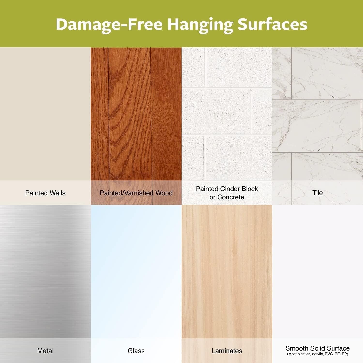 Large Picture Hanging Strips, Value Pack - 14 Pairs (28 Strips) Adhesive Strips - for Pictures, Frames, Mirrors, Wall Décor - Damage Free Hanging