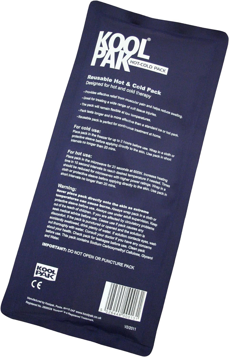 Reusable Luxury Hot and Cold Gel Pack 12Cm X 29Cm (10)