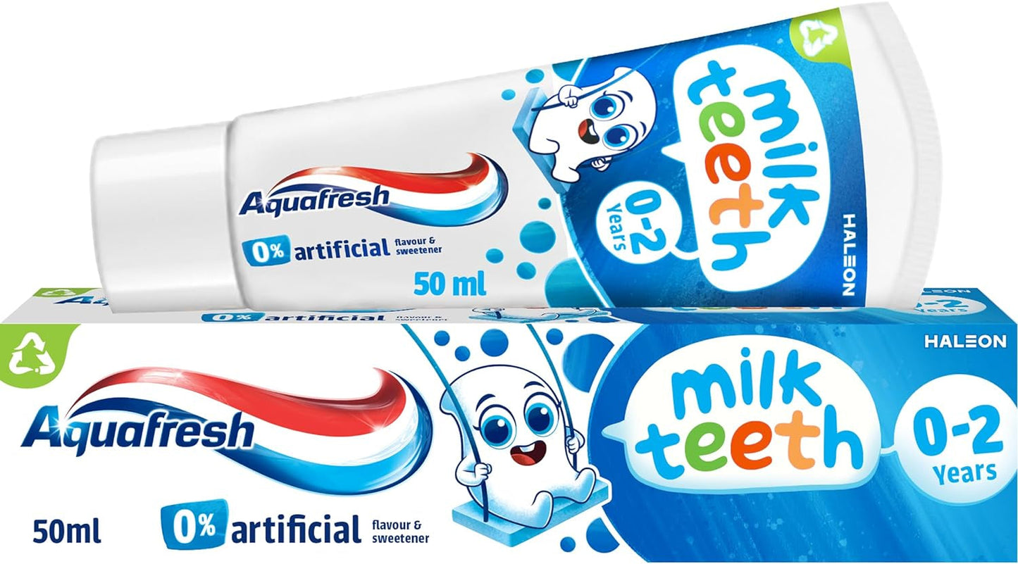 Milk Teeth Baby Toothpaste 0-2 Years, Toddler Toothpaste for Infants, Gentle Care for Milk Teeth, 50Ml