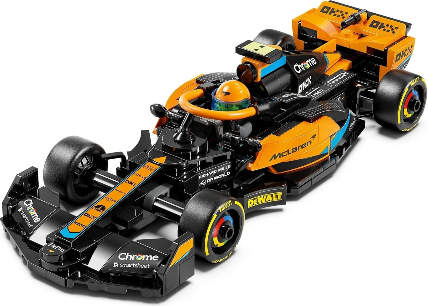 Speed Champions 2023 Mclaren Formula 1 Race Car Toy for 9 plus Year Old Kids, Boys & Girls Who Love Independent Play, Buildable Vehicle Model Set, Kids' Bedroom Decoration, Birthday Gift 76919