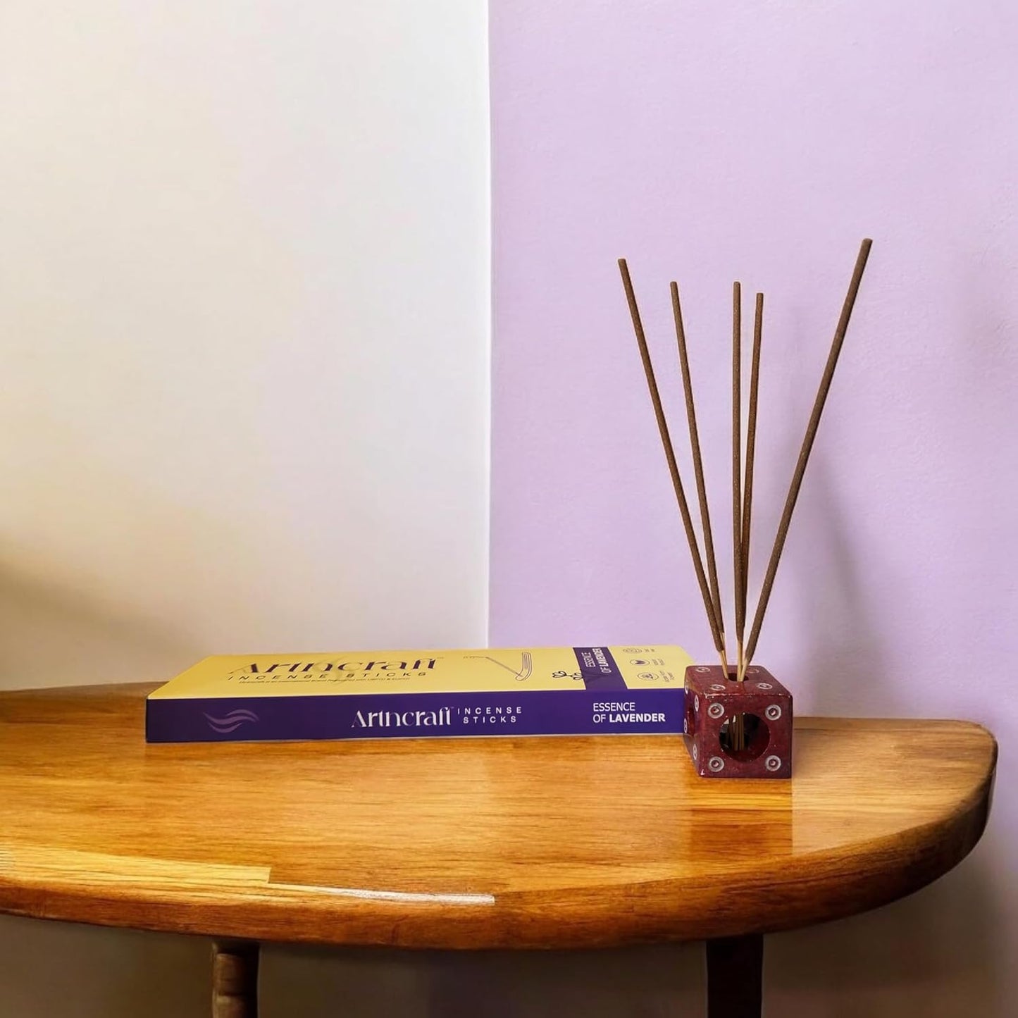 Incense Sticks Lavender Made from Flowers Natural Product Essence of Lavender