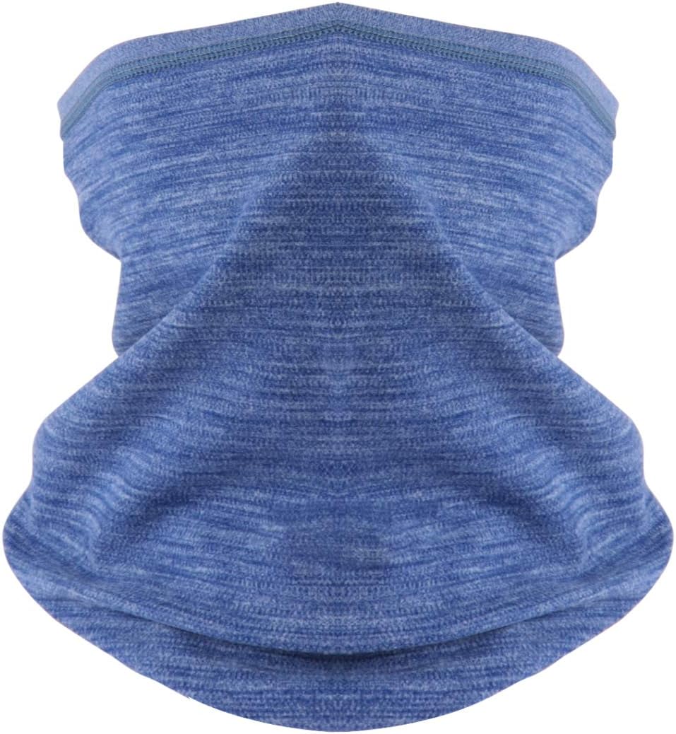 Neck Warmer Snood for Men & Women,Winter Neck Gaiter Fleece Bandana Face Covering Mask Windproof Neck Scarf Neckwear for Outdoor Sports Motorcycle Skiing Running Cycling