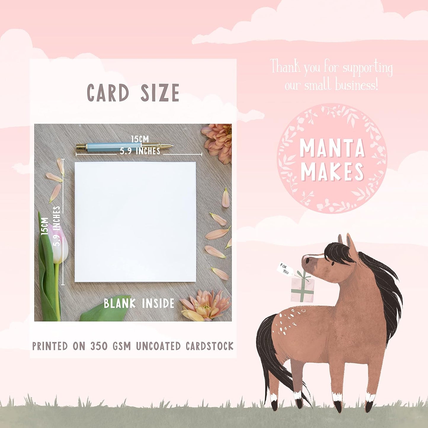 New Home Card Blank with Envelope, Keepsake Congratulations Welcome to Your New Home Card for Friends or Family (Keepsake Heart Card)