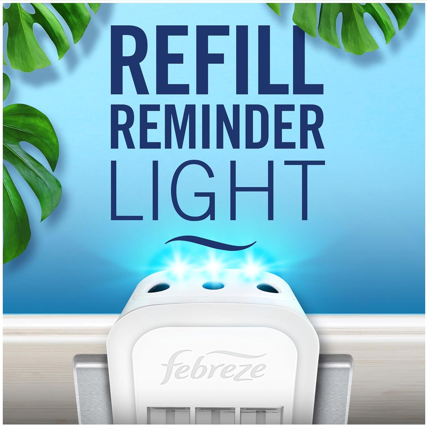 Febreze 3Volution Air Freshener Plug in Refill 80ML Cotton, 3 Alternating Scents to Fight Odours (Pack of 4), Febreze Plug in Refill, Air Freshener