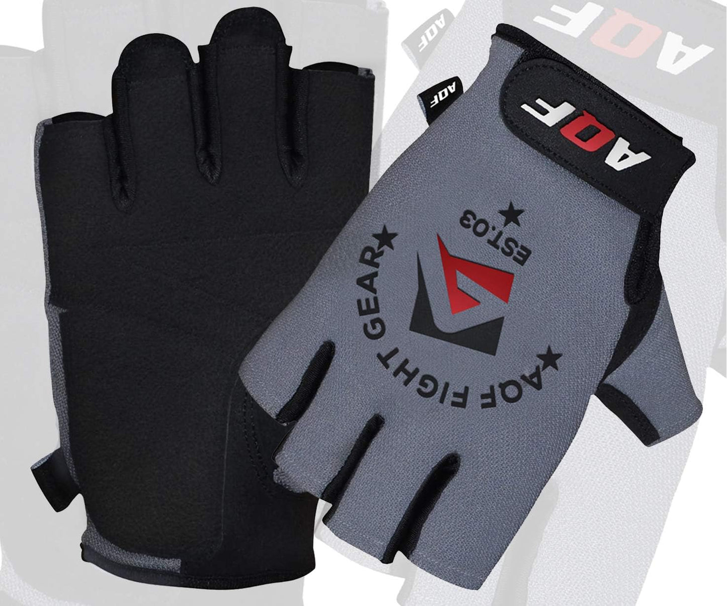 Weight Lifting Gloves Training Fitness Exercise Gym Workout Gloves – Goat Leather Suede Gel Padded Palm
