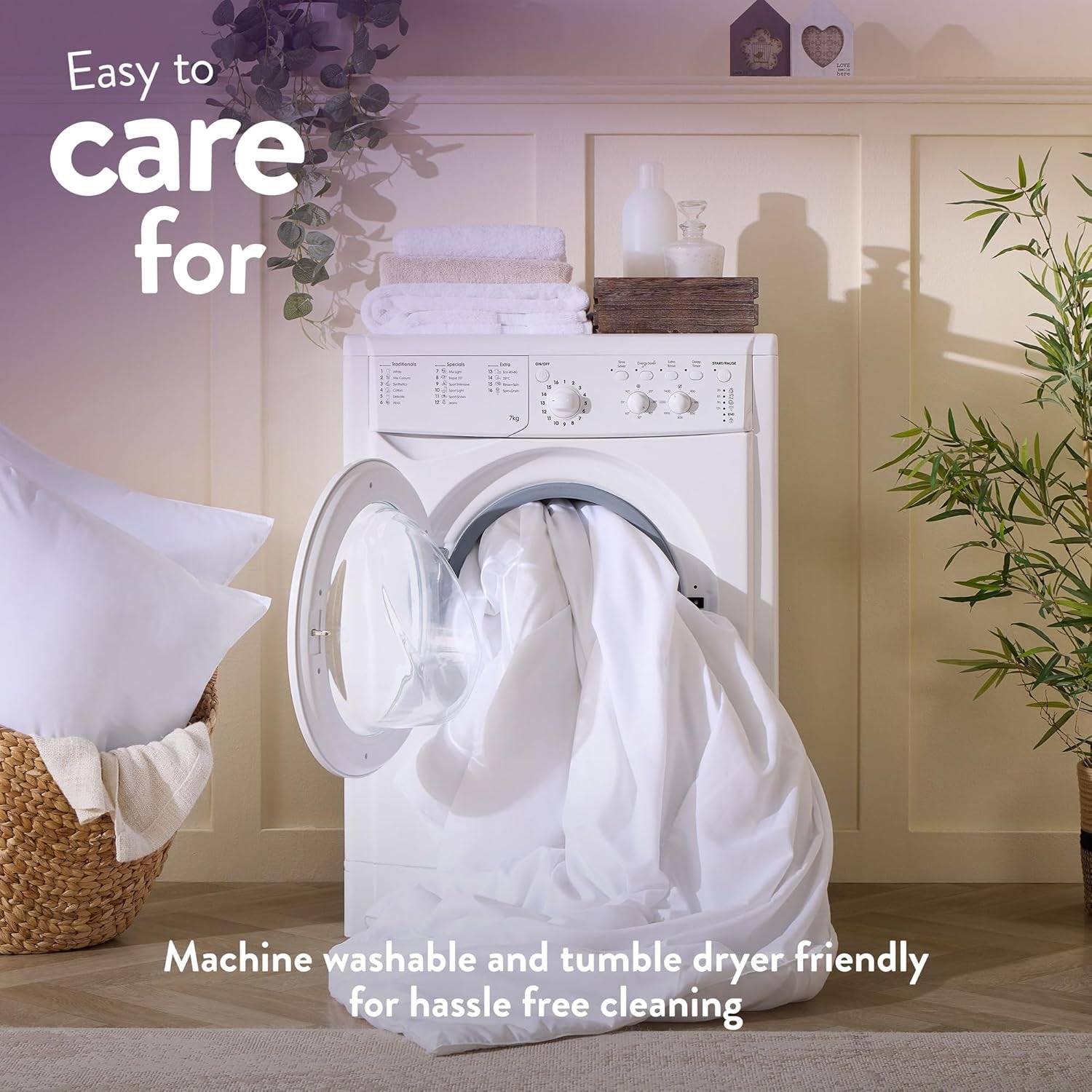 Cosy Nights Double Duvet - 10.5 Tog All Year round Quilt Ideal for Summer & Winter - Comfortable, Soft Touch Cover, Hypoallergenic, Machine Washable, Size (200Cm X 200Cm)