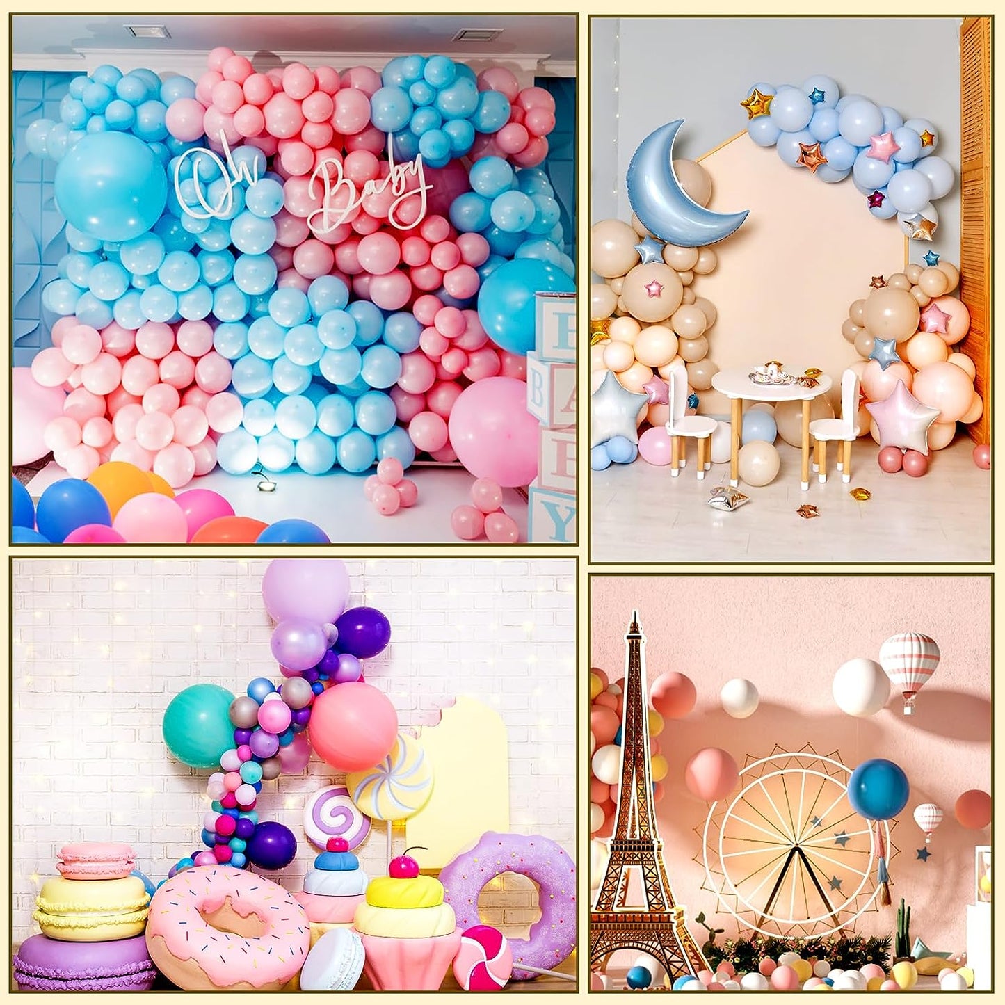 600 PCS Balloon Glue Dots, Removable Balloon Sticky Spots,Extra Strong Glue Dots Double Sided for Birthday Party Wedding Christmas Decorations and DIY Scrapbooking Craft. (600 PCS)