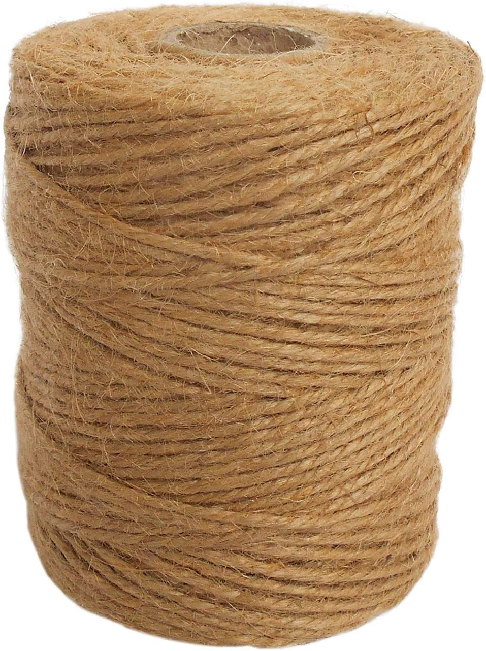 Jute Twine Biodegradable Garden Twine - 333 Feet / 101M Jute String, 3 Ply 2Mm Thickness Jute Rope for Decoration, Garden, Floristry, DIY Arts, Bundling, Crafts & Wrapping - Brown (Pack of 1)