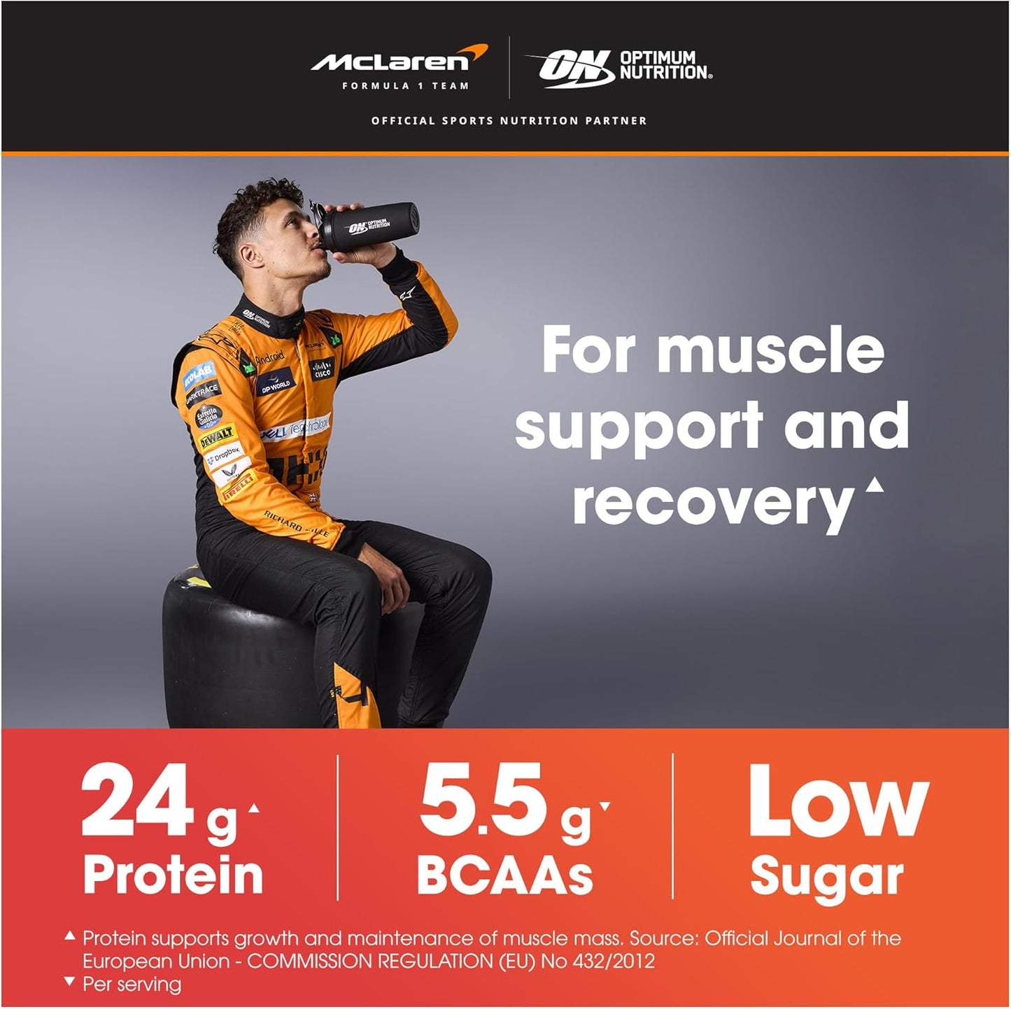 Gold Standard 100% Whey Muscle Building and Recovery Protein Powder with Naturally Occurring Glutamine and BCAA Amino Acids, Double Rich Chocolate Flavour, 73 Servings, 2.26 Kg