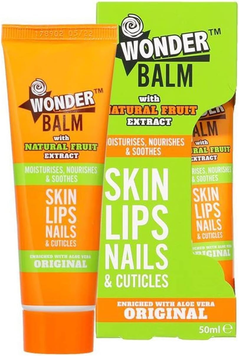Wonder Balm - Hand Balm/Cream for Lips, Hands and Nails - Enriched with Aloe Vera for Dry Skin50Ml