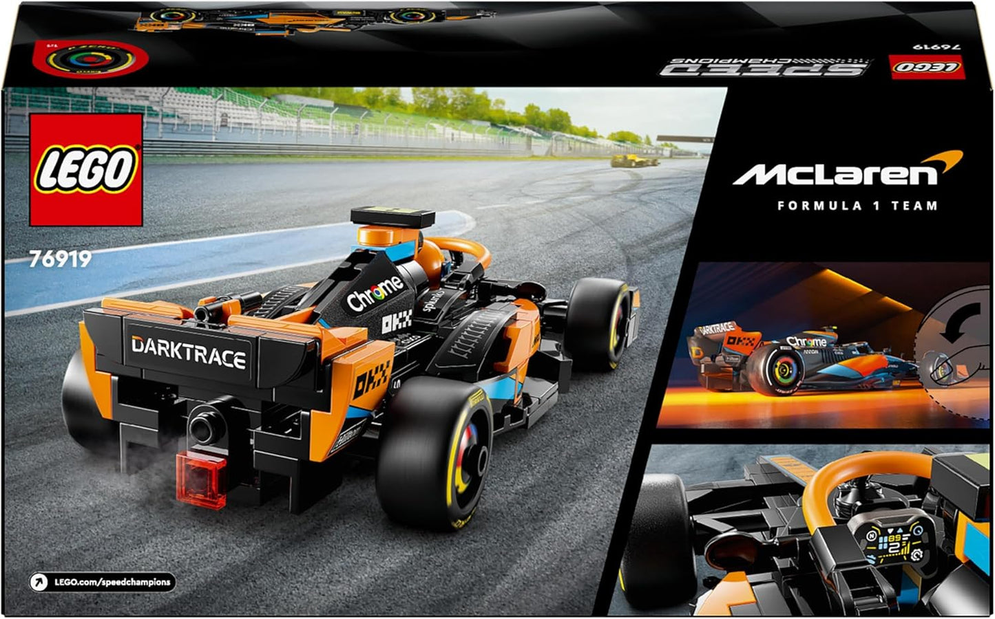 Speed Champions 2023 Mclaren Formula 1 Race Car Toy for 9 plus Year Old Kids, Boys & Girls Who Love Independent Play, Buildable Vehicle Model Set, Kids' Bedroom Decoration, Birthday Gift 76919