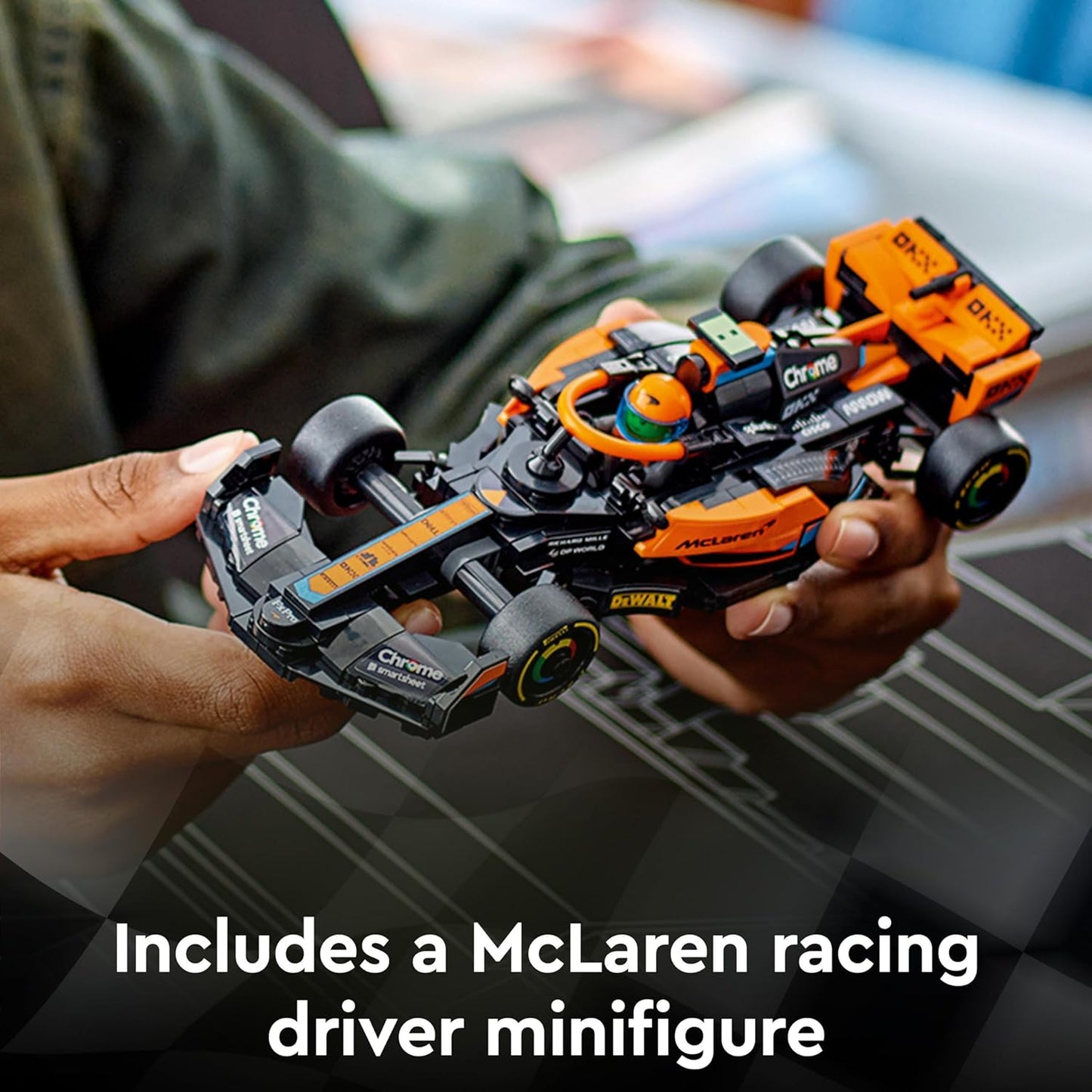 Speed Champions 2023 Mclaren Formula 1 Race Car Toy for 9 plus Year Old Kids, Boys & Girls Who Love Independent Play, Buildable Vehicle Model Set, Kids' Bedroom Decoration, Birthday Gift 76919