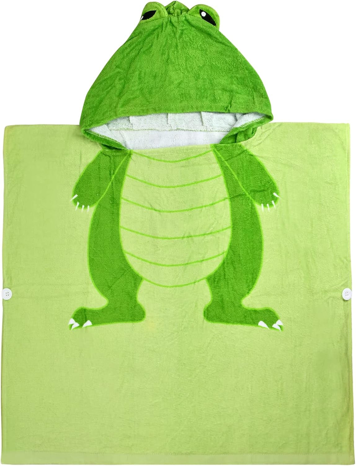 Hooded Towel for Kids Poncho Towel Hooded Swimming Towels Soft Cotton Kids Bath and Beach Towels Wrap Absorbent Toddler Beach Towel Blanket Pool Swim Towel for Boys Girls 2-6 Years Old (Dinosaur)
