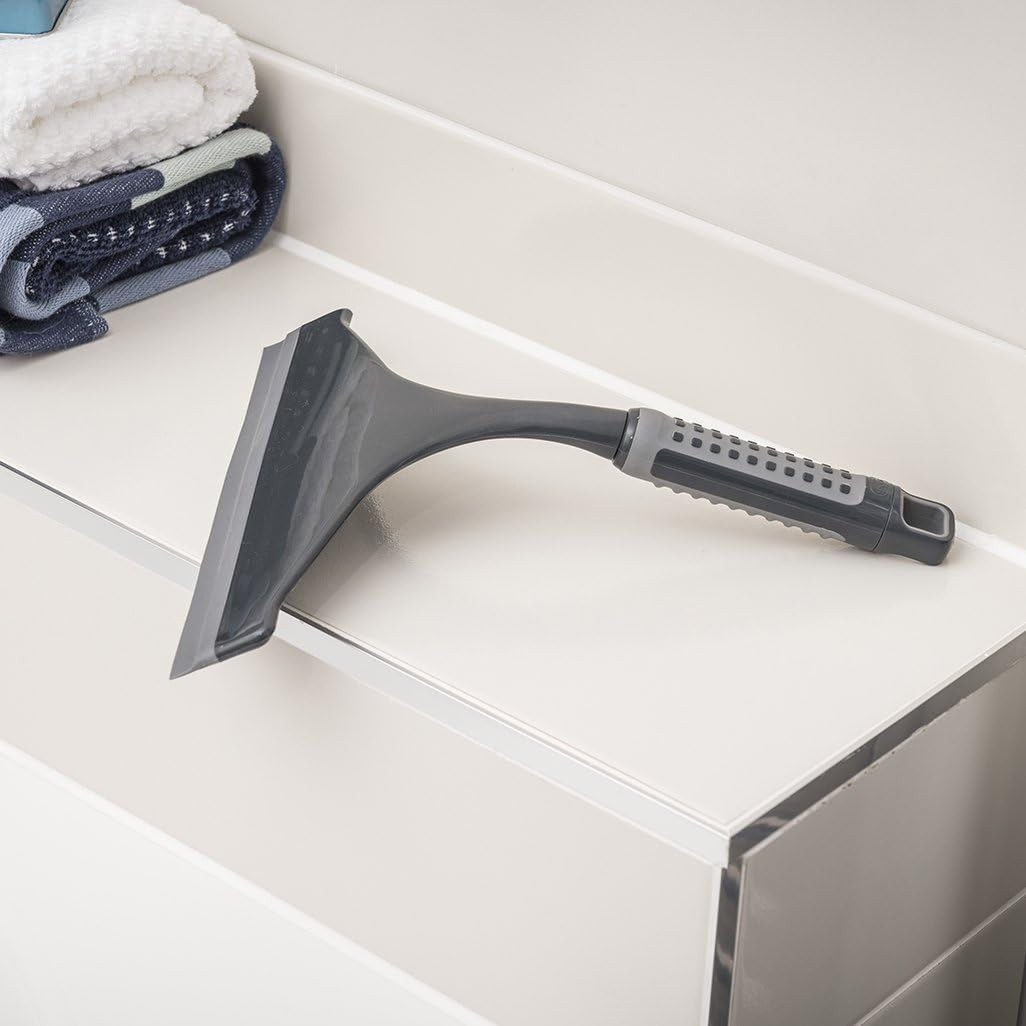 Comfigrip Shower and Window Squeegee in Metallic and Graphite, 4 X 24 X 27 Cm