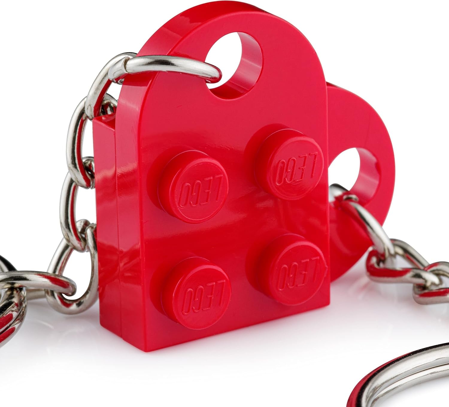 Heart Keyring | Two Keyrings | Gift Pouch Included | Red