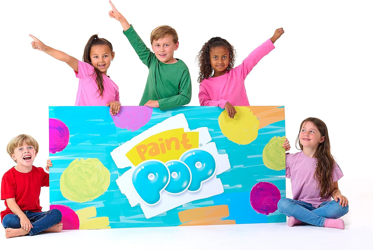 Paint Sticks for Kids - 20 Pack Assorted Colours & Fun Storage Tub - Twist & Paint, Mess-Free, Fast Drying Action, Easy Clean Up, Vibrant Colours, Multi-Surface