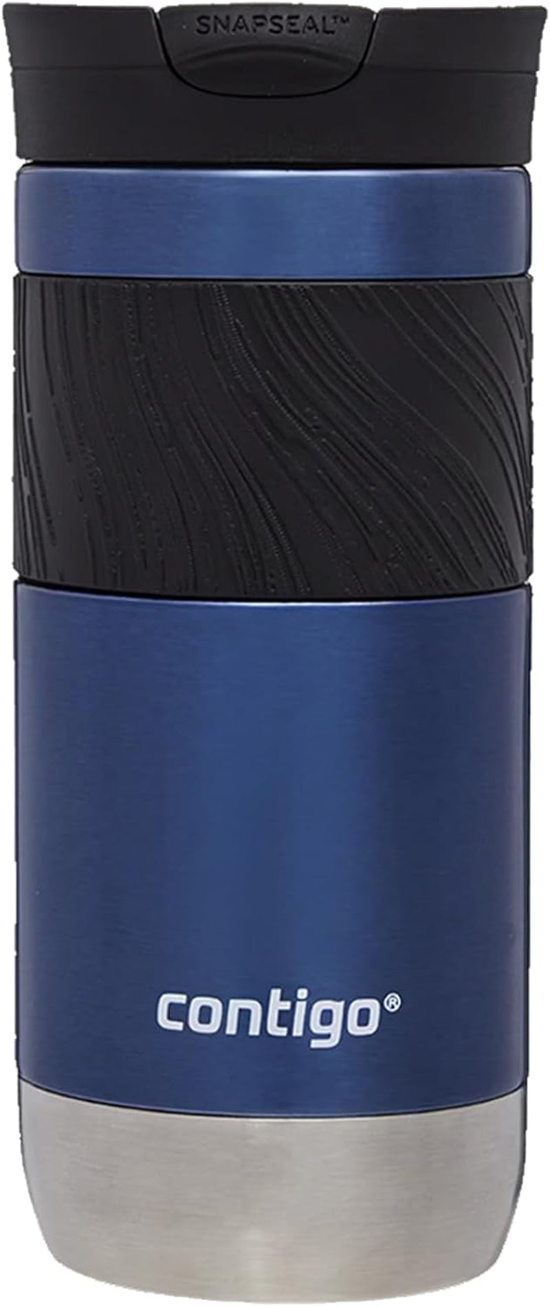 Byron Snapseal Travel Mug | Stainless Steel Thermal Mug | Vacuum Flask | Leakproof Tumbler | Coffee to Go Mug with BPA Free Easy-Clean Lid
