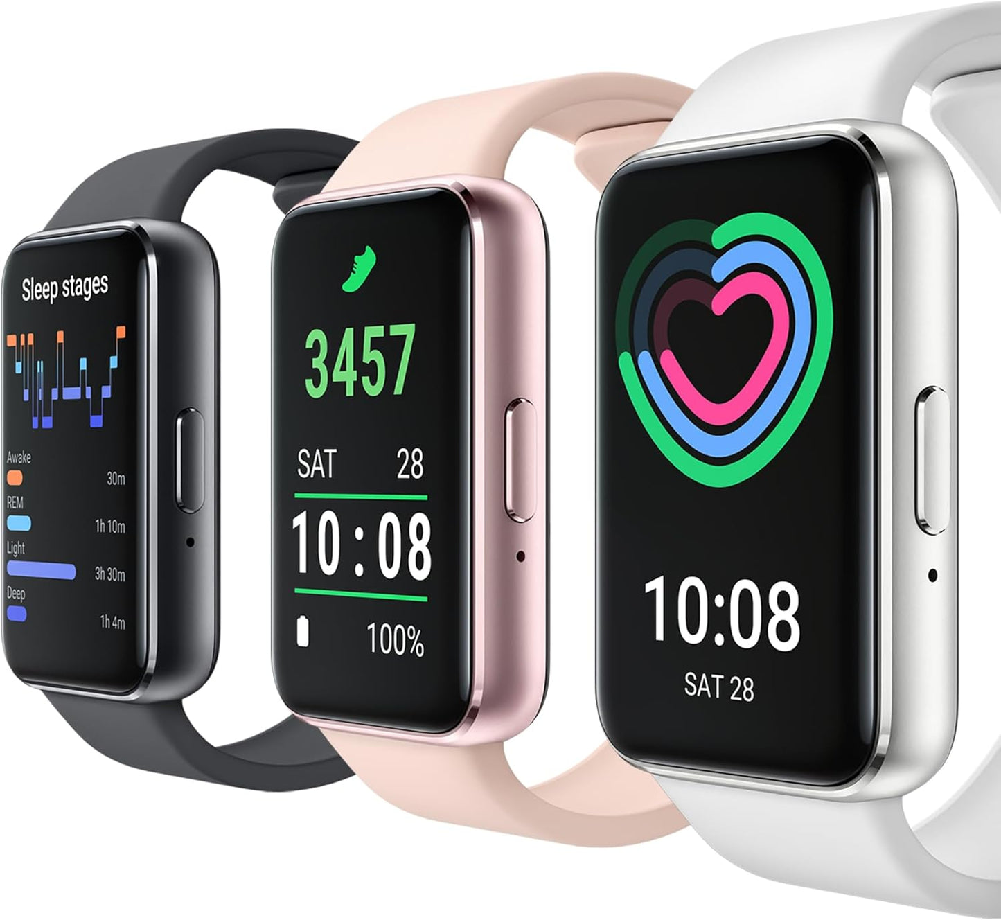 Galaxy Fit3, Smart Watch, Fitness Tracker, Health Monitoring, Black, 3 Year Manufacturer Extended Warranty (UK Version)