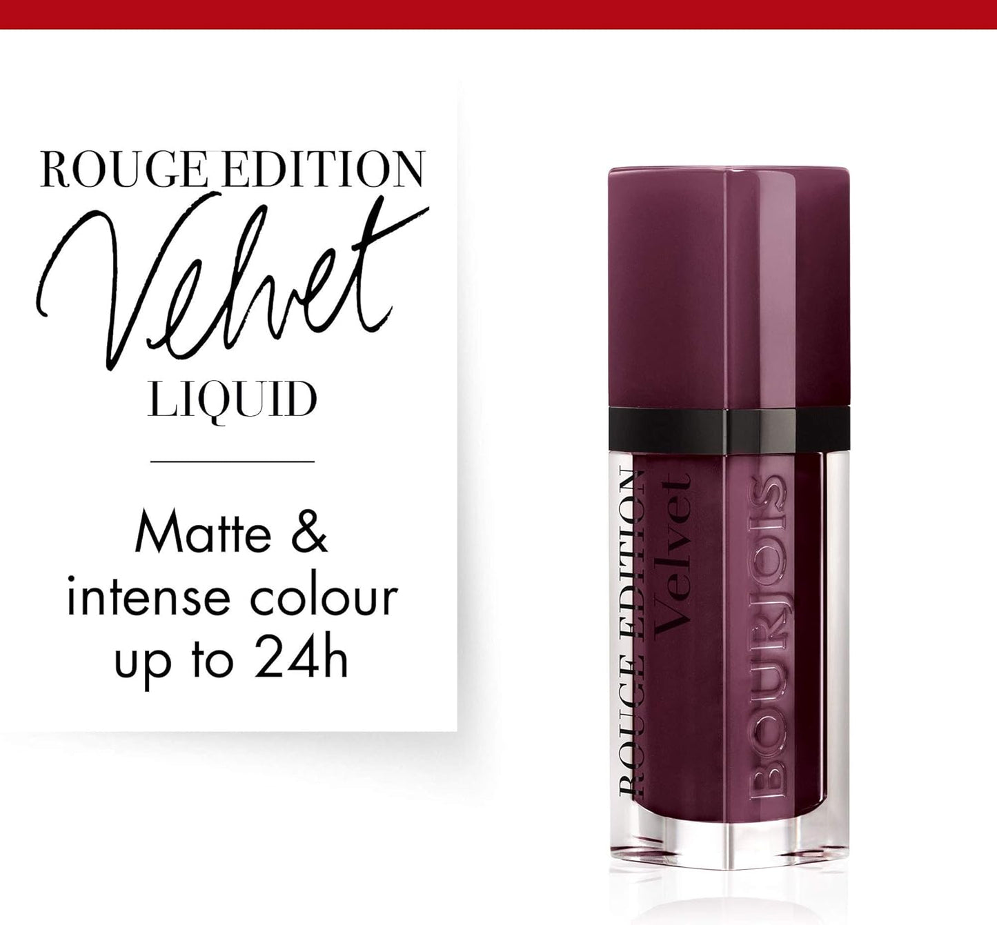 Rouge Edition Velvet Liquid Lipstick 25 Berry Chic Purples, 6.7Ml
