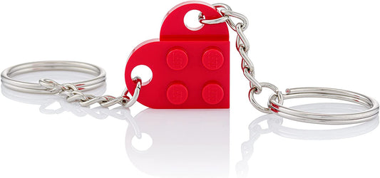 Heart Keyring | Two Keyrings | Gift Pouch Included | Red