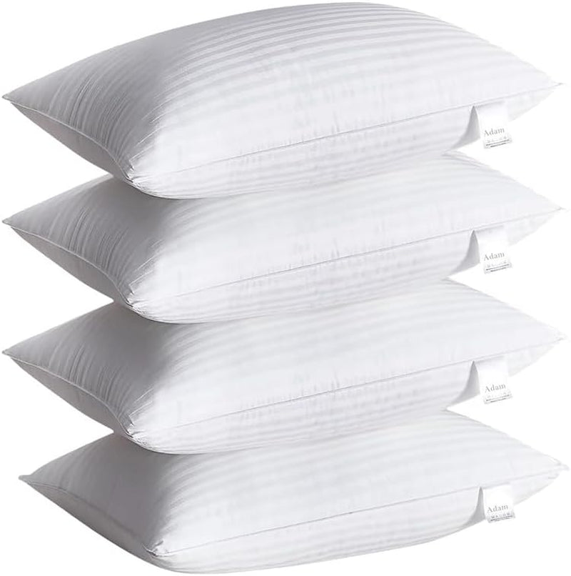 Pillows 4 Pack Hotel Quality Pillows Side Sleeper Bounce Back Bed Pillow Hypoallergenic & anti Dust Mite Resistant Premium Filled Hotel Pillows Pack of 4