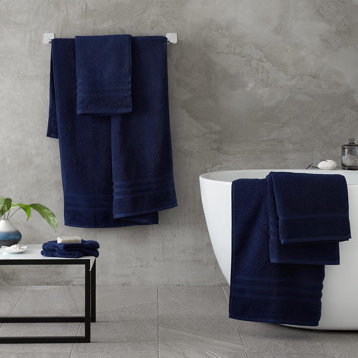 Zero Twist 70X120Cm Bath Towel Navy