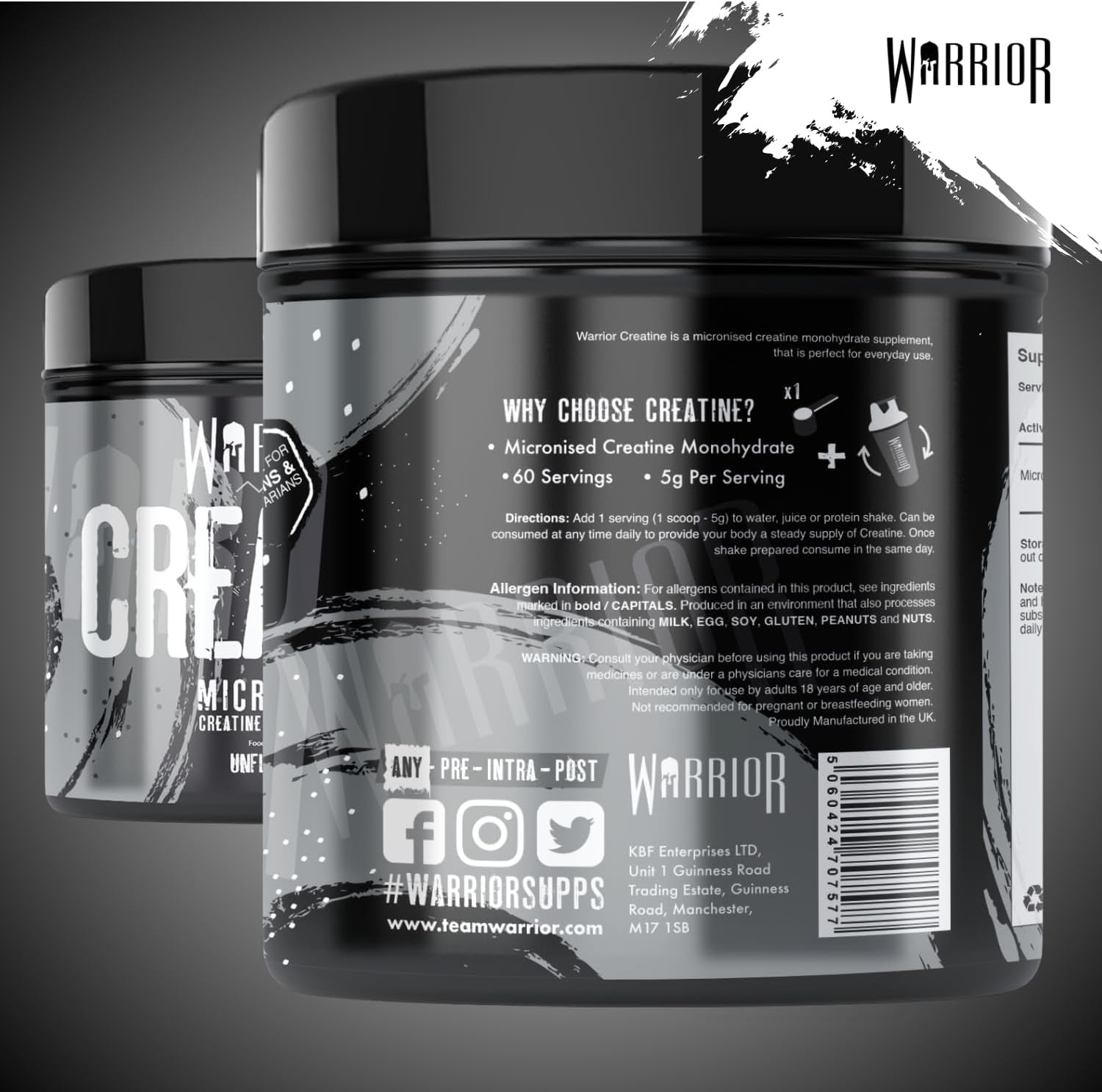 Creatine Monohydrate Powder 300G – Micronised – Proven to Improve Physical Performance and Recovery, 5G Servings (Unflavoured), 1 Pack