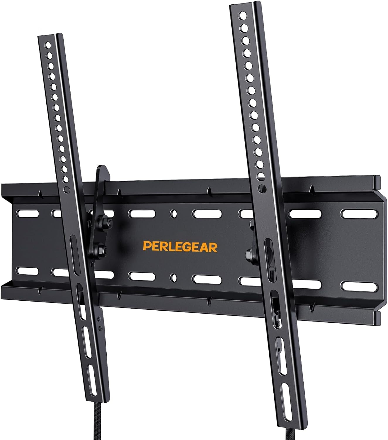 TV Wall Bracket for 26-60 Inch Tvs up to 52Kg, Sturdy Tilt TV Bracket with VESA 75X75-400X400Mm, 55 Inch Slim Wall Mount with Safe Pull Strings
