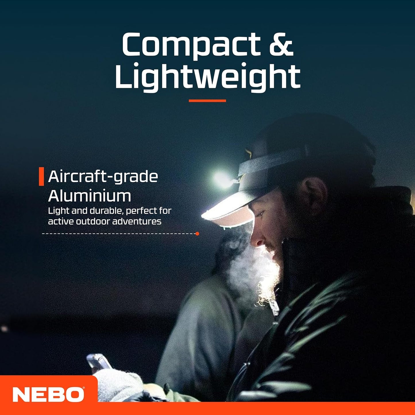 MYCRO 500+ Head Torch - Rechargeable Headlamp & Cap Light for Runners - Headlight with Strap for Outdoor Activities, Running & Sports, Water Resistant - 500 Lumen.