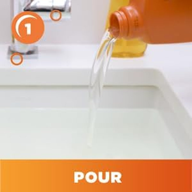 Drain Unblocker, Sink & Drain Cleaner, Fast Acting Heavy Duty Gel Formula, Dissolves Clogs, Works 3X Better than Bleach, Safe for All Pipes, Duo Pack (2 X 500Ml)