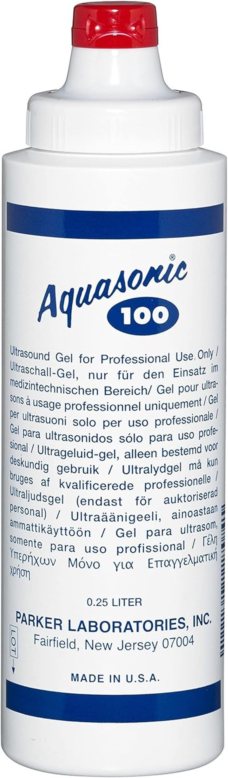 Ultrasound Gel, Ultrasonic Transmission Gel, Water Soluble Hypoallergenic Bacteriostatic, Non-Sensitising Gel for Therapeutic Medical Ultrasound and Beauty Application, 250Ml