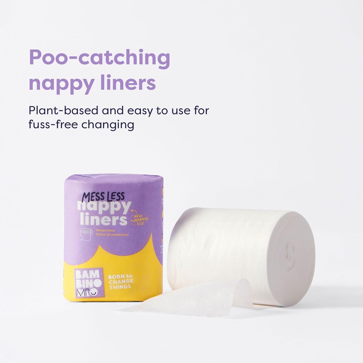 , Supersoft Nappy Liners, Biodegradable, 100 Liners