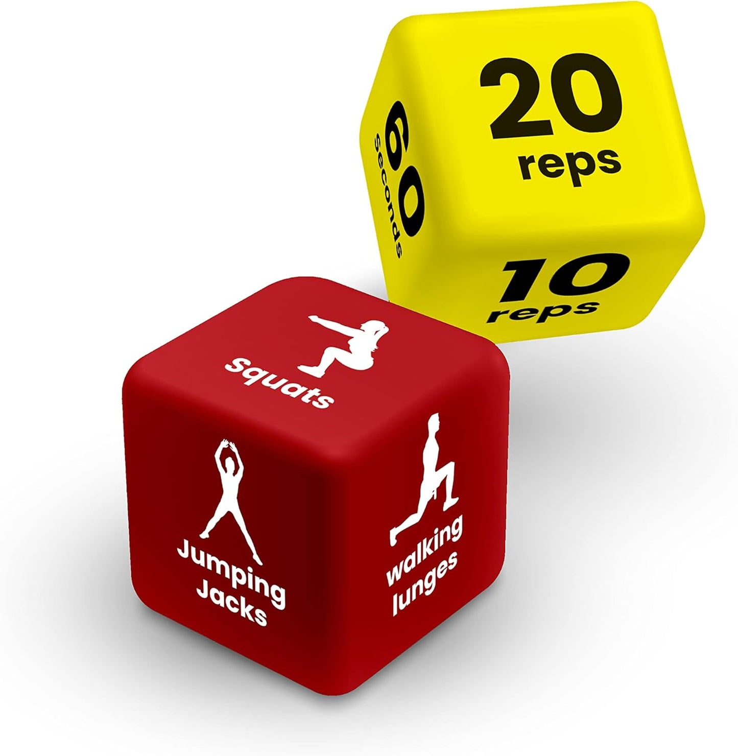 - Fitness Dice - Fun Workout Strength Training Routines - Switch up to Home Gym Outdoors - Pocket Size Exercise Decision Dices - Gift for Men Women Him Her - No Weights Require