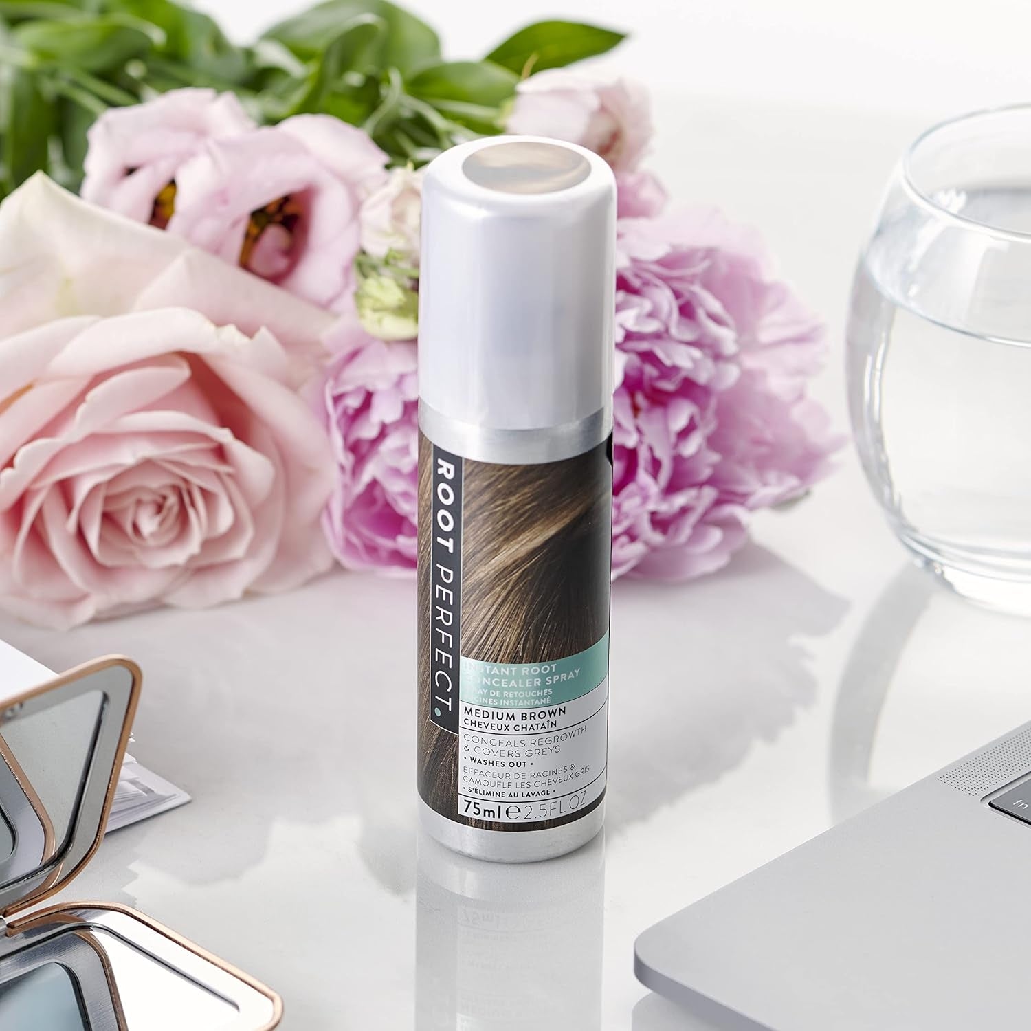 Hair Concealer Spray, Medium Brown, 75Ml