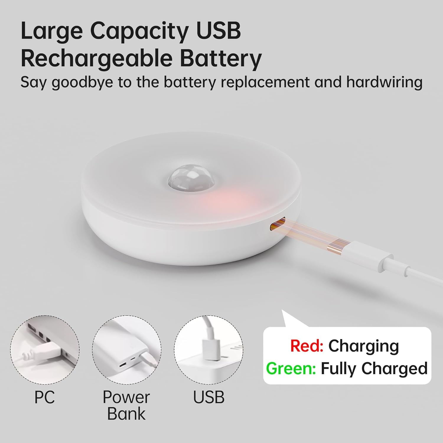 Motion Sensor Lights Indoor with Remote Control, 6 Pack Wireless Rechargeable Night Light LED Magnetic Stick on Wall Light, Battery Operated Stair Kitchen Cupboard under Cabinet Puck Light