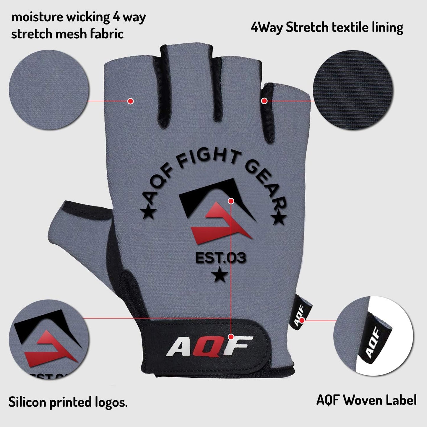 Weight Lifting Gloves Training Fitness Exercise Gym Workout Gloves – Goat Leather Suede Gel Padded Palm