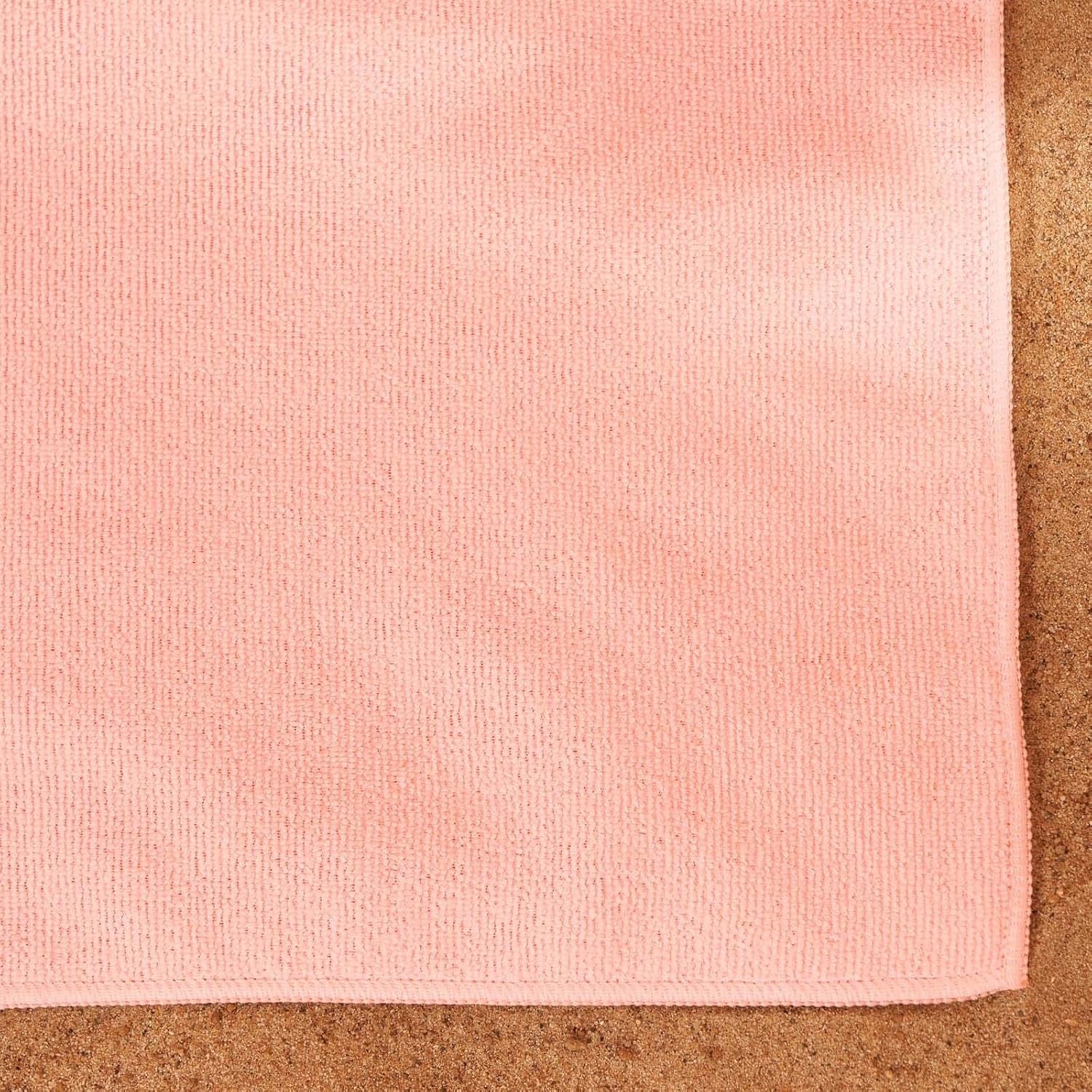 Large Microfibre Beach Towel for Girls Quick Dry Bathroom Pool Holiday Men Women Absorbent, 71 X 152Cm - Blush Pink