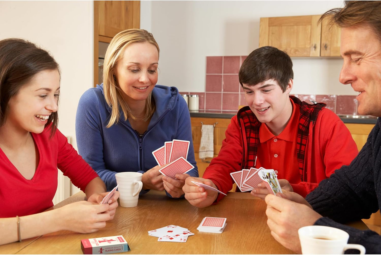 Playing Card Game, Play Fish, Slap Jack, Crazy Eights and Rummy, Great Travel Companion, Gifts and Toys for Boys, Girls and Adults - Color May Vary, Single Unit