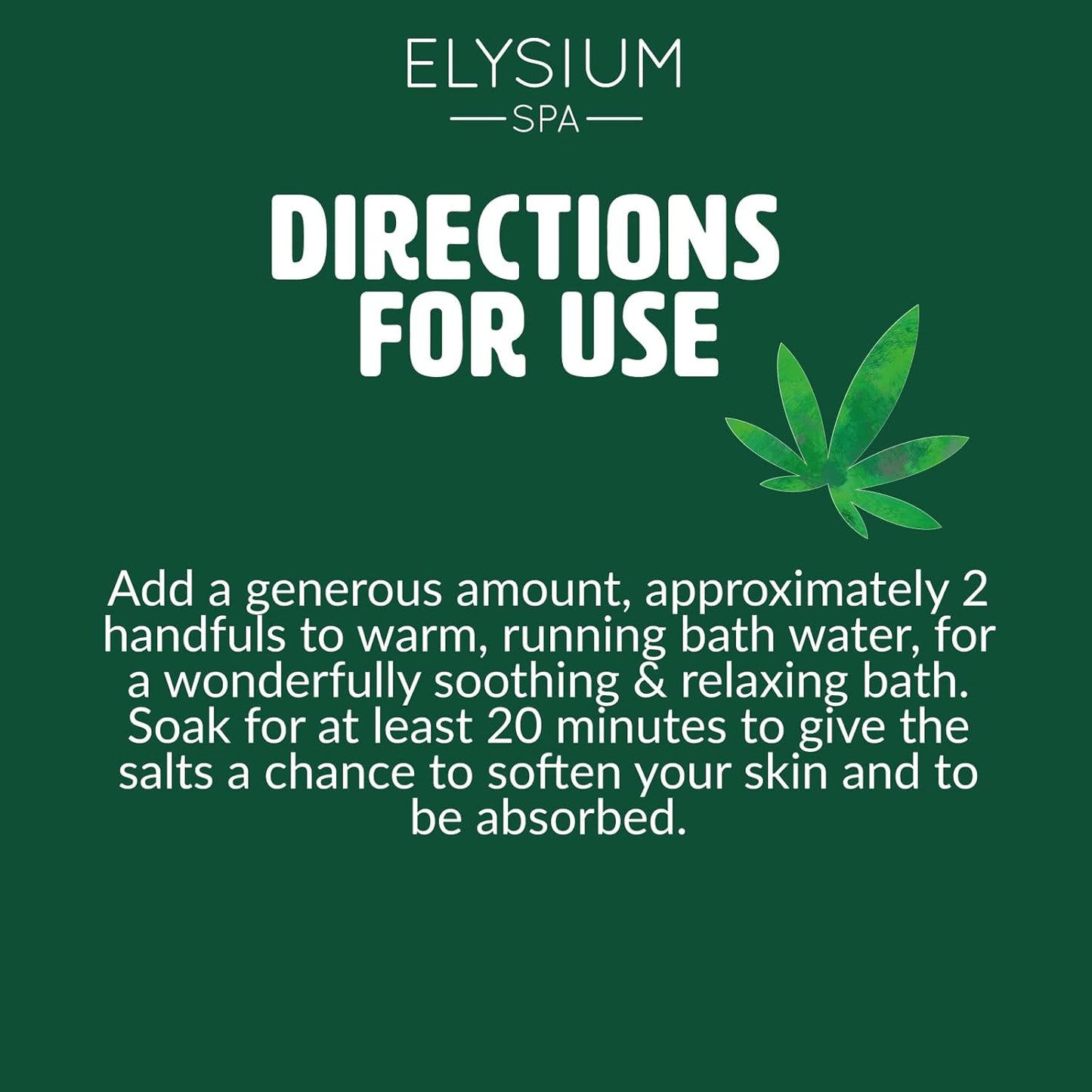 Muscle & Bath Soak with Hemp Oil