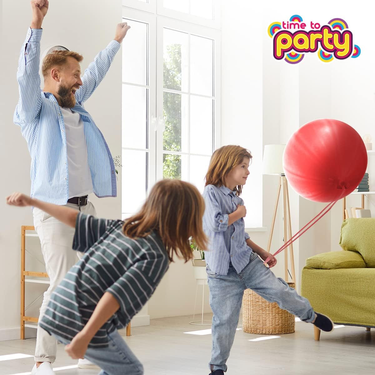 25X Large Punch Balloons for Kids Ideal Party Bag Fillers - 12 Inch Large Size - Assorted Colours - Fun Children’S Party Ideas - Thick & Strong - Easy to Inflate
