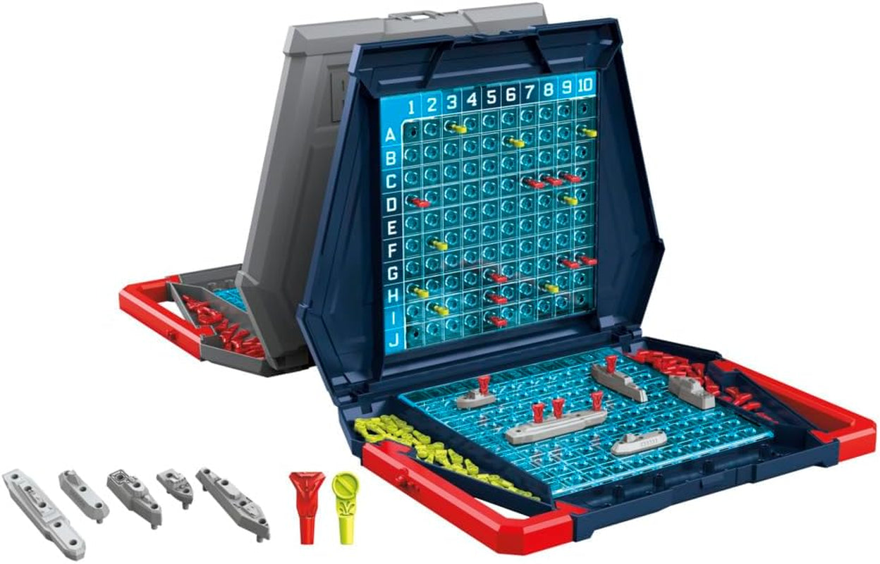 Battleship Classic Board Game, Strategy Game for Kids Ages 7 and Up, Fun Kids Game for 2 Players, Multicolor