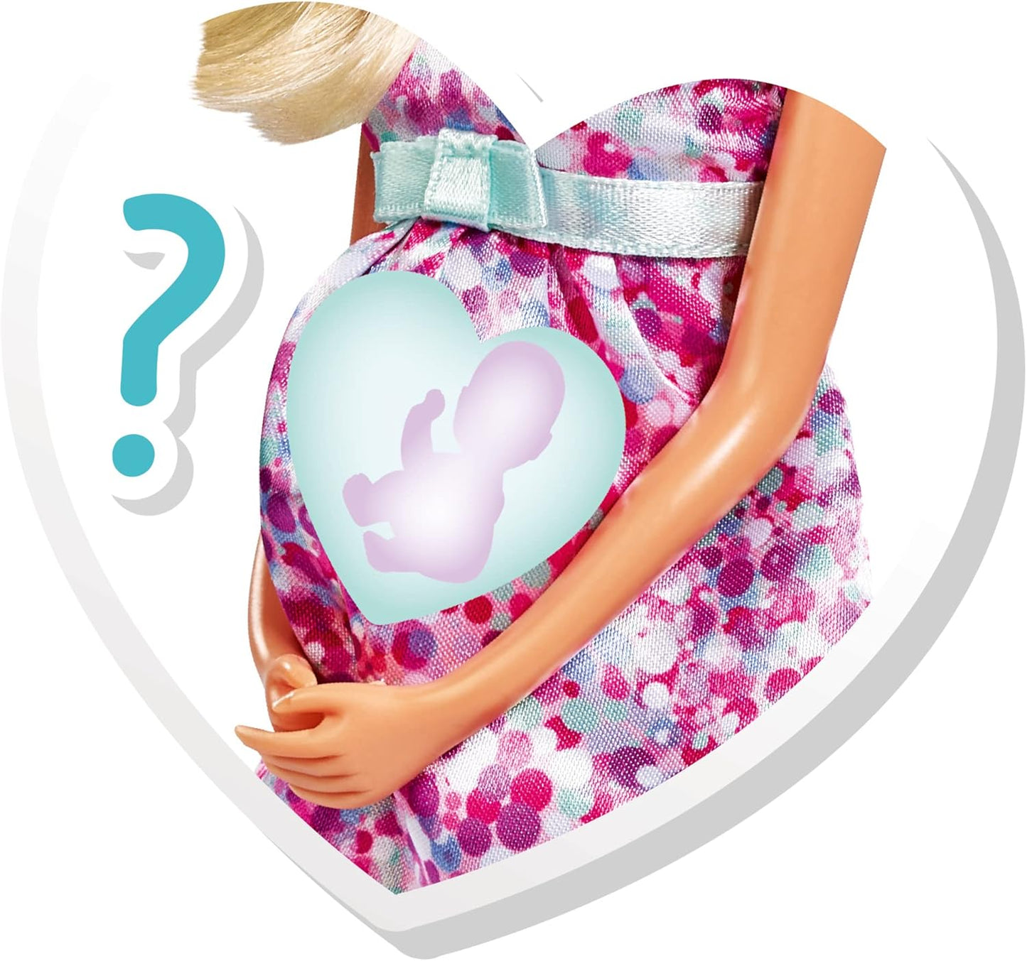 105733588 - Steffi Love Baby Surprise, Pregnant Doll with Baby Surprise, Boy, Girl, Twins, 3 Assorted Designs, Only One Item Supplied, over 11 Pieces, 29 Cm, from 3 Years